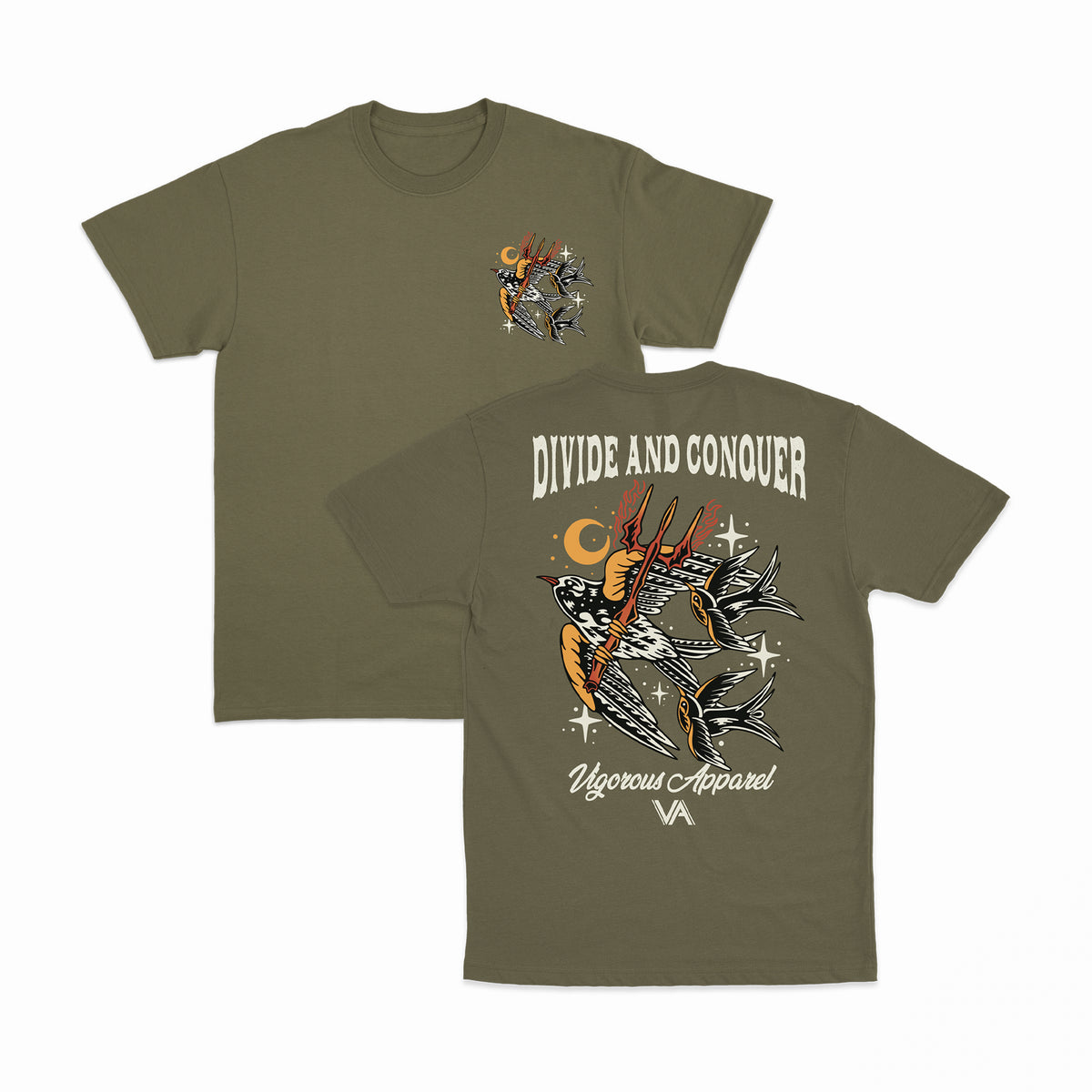 DIVIDE AND CONQUER T-SHIRT – Vigorous Apparel - Main Image