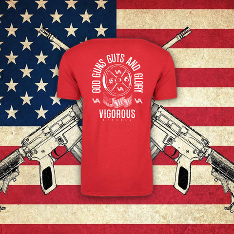 Patriotic Barbell T-Shirt
